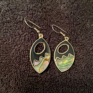 Sterling Silver Earrings from Mexico stamped 925.